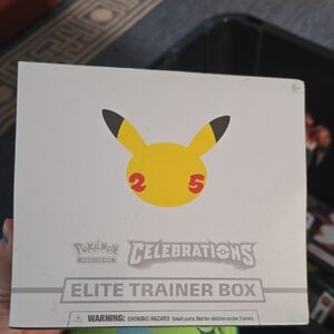 Pokemon Celebrations Elite Trainer Box with Yellow Pikachu